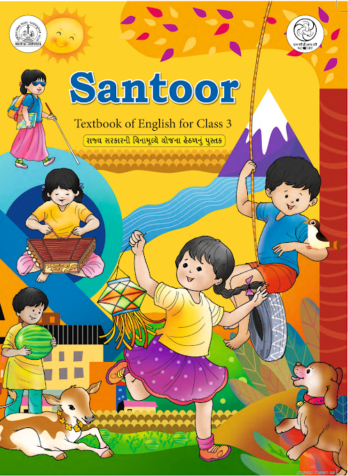 GSEB Standard 3 Santoor Textbook PDF Download English Medium
